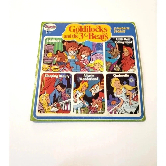 Other - Vintage Tinkerbell Records Goldilocks And The 3‎ Bears Vinyl LP Rare Version